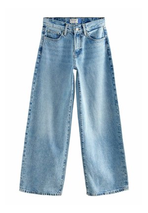 RIGID WIDE LEG  - Flared jeans - mid blue