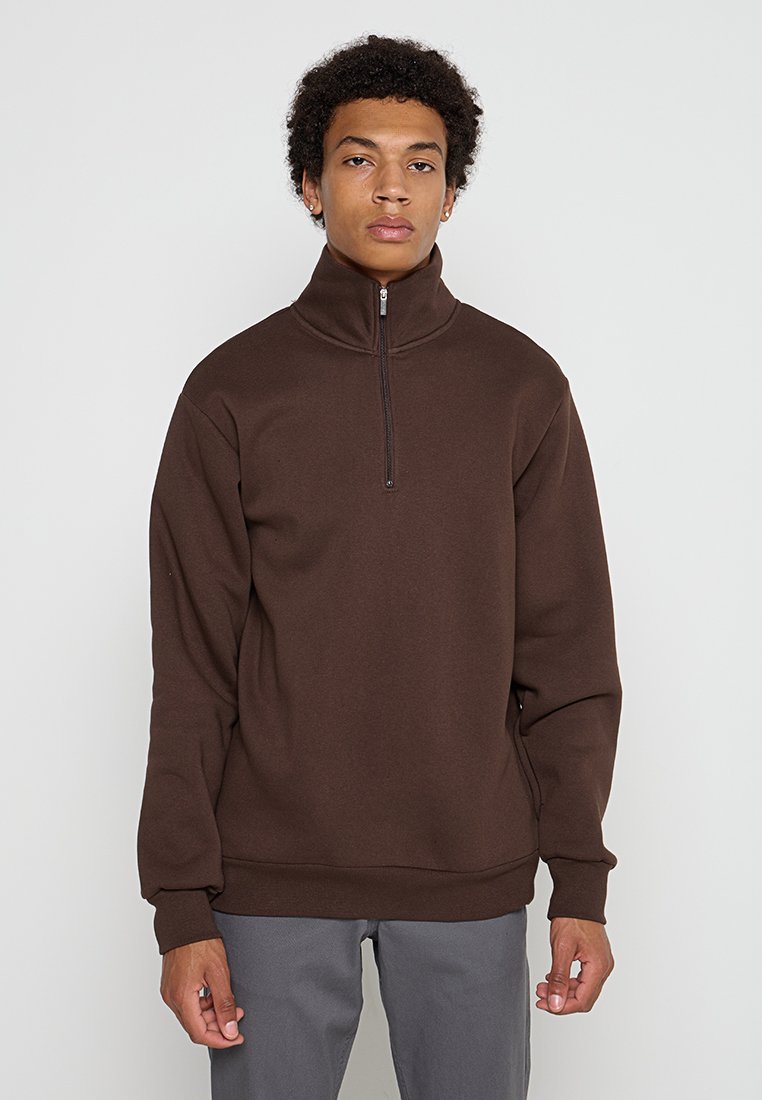 Selected Homme Sweater donkerbruin