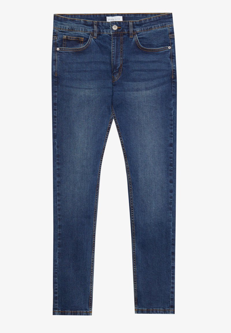 Pier One Jeans Skinny Fit donkerblauw denim