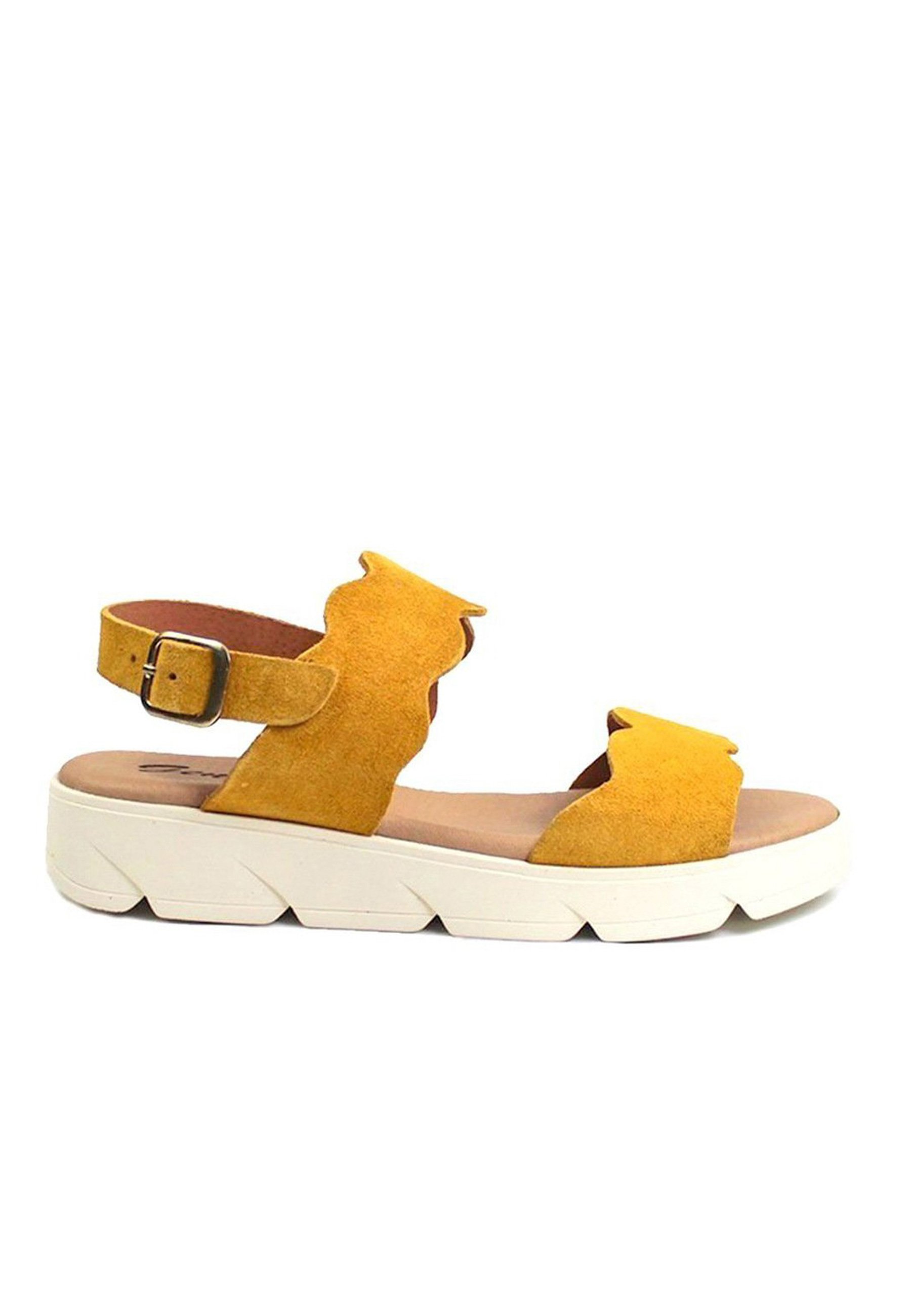 GENNIA JULIA - Sandalias con plataforma - mostaza - Zalando.es