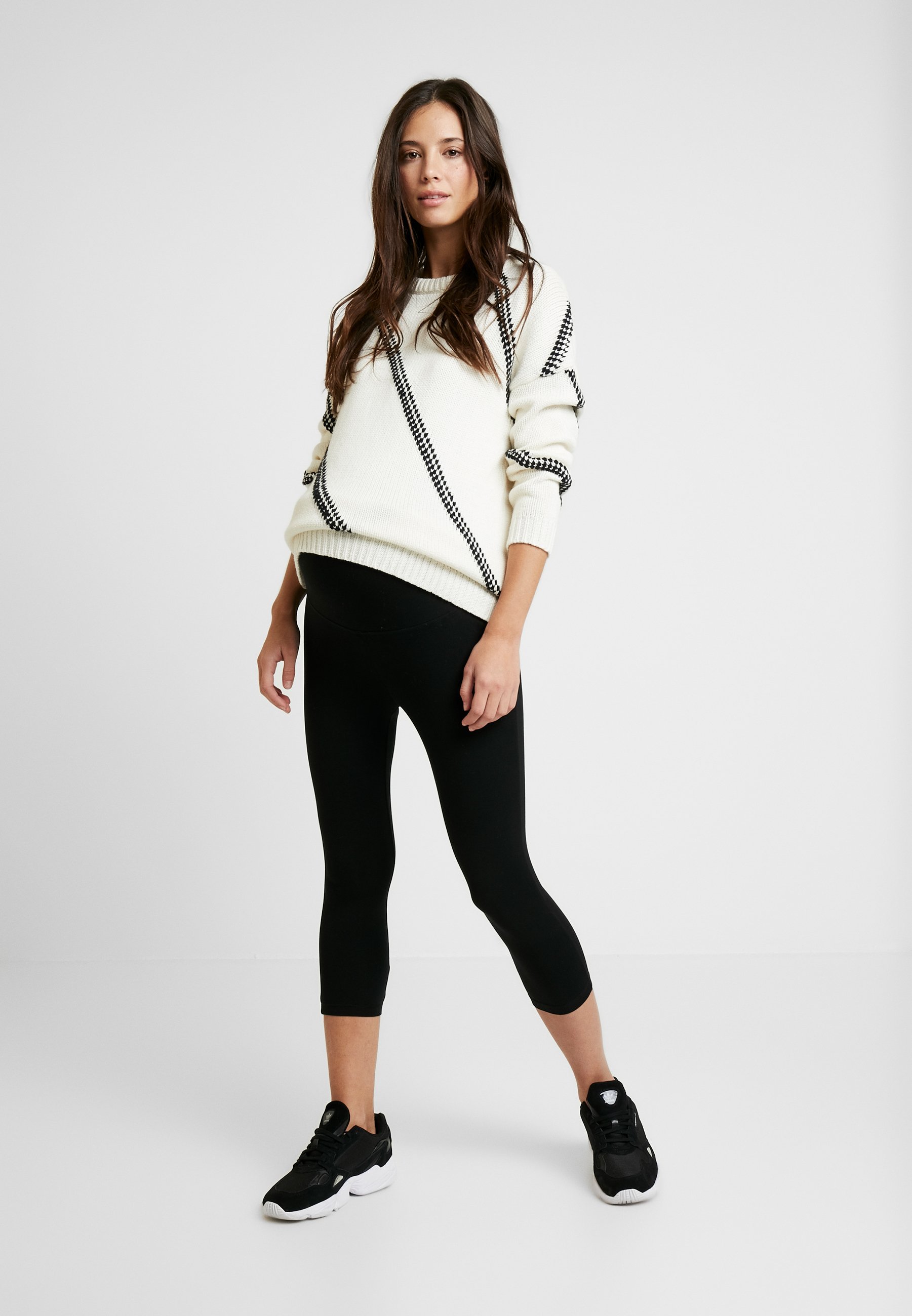 Anna Field MAMA 2 PACK CAPRI - Leggings - black/nero - Zalando.it