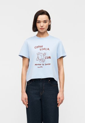 VMMIRANDA - Tricou cu imprimeu - brunnera blue