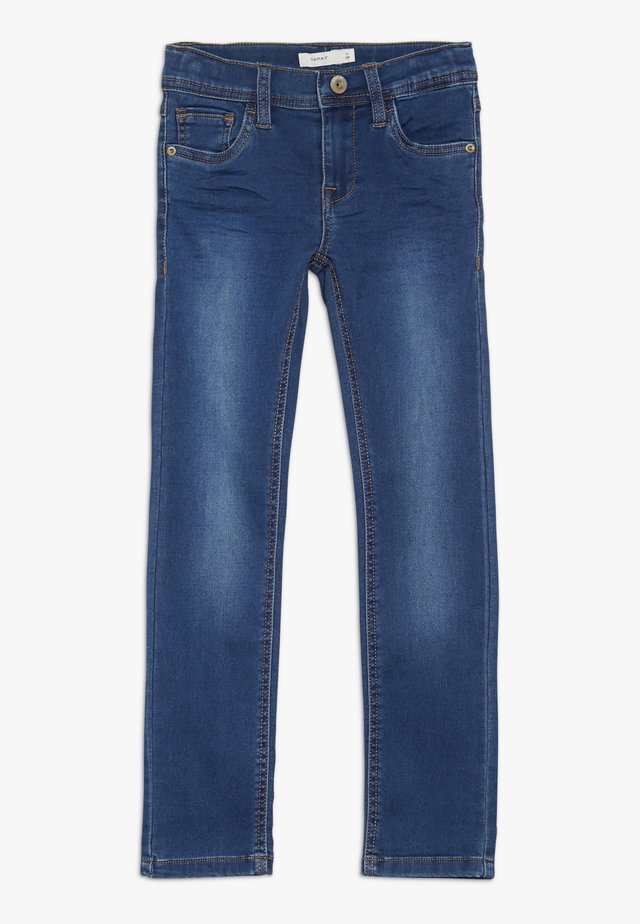 NKMTHEO PANT - Jeans Slim Fit - dark blue denim
