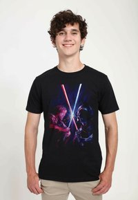 Star Wars OBI-WAN KENOBI VADER UNISEX - Camiseta estampada - black