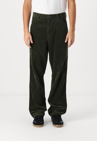 Carhartt WIP SINGLE KNEE PANT - Pantalones - office green rinsed