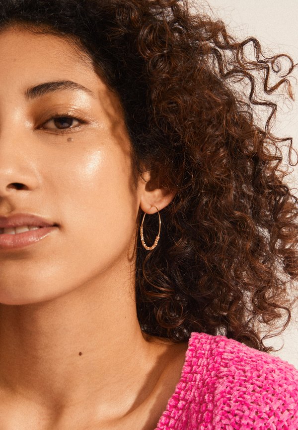 ROMINA BEADS HOOP - Ohrringe - gold plated