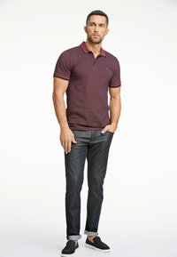 Lindbergh Poloshirt - dk red mix