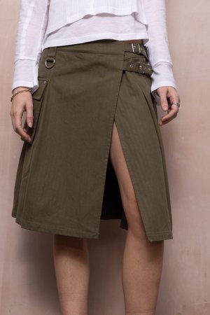 SCOUT SKIRT - Tubenederdele - khaki