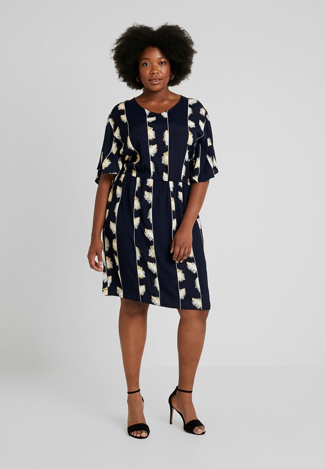 DRESS KNEELENGTH - Robe d'été - navy