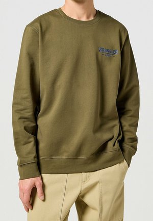 Sweatshirt - mottled green