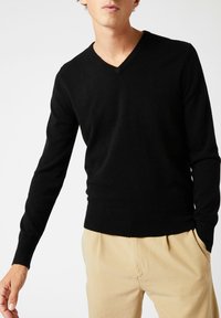 Rodier V-NECK - Strickpullover - noir