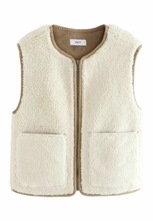 TEDDY BORG - REGULAR FIT - Vesta - ecru