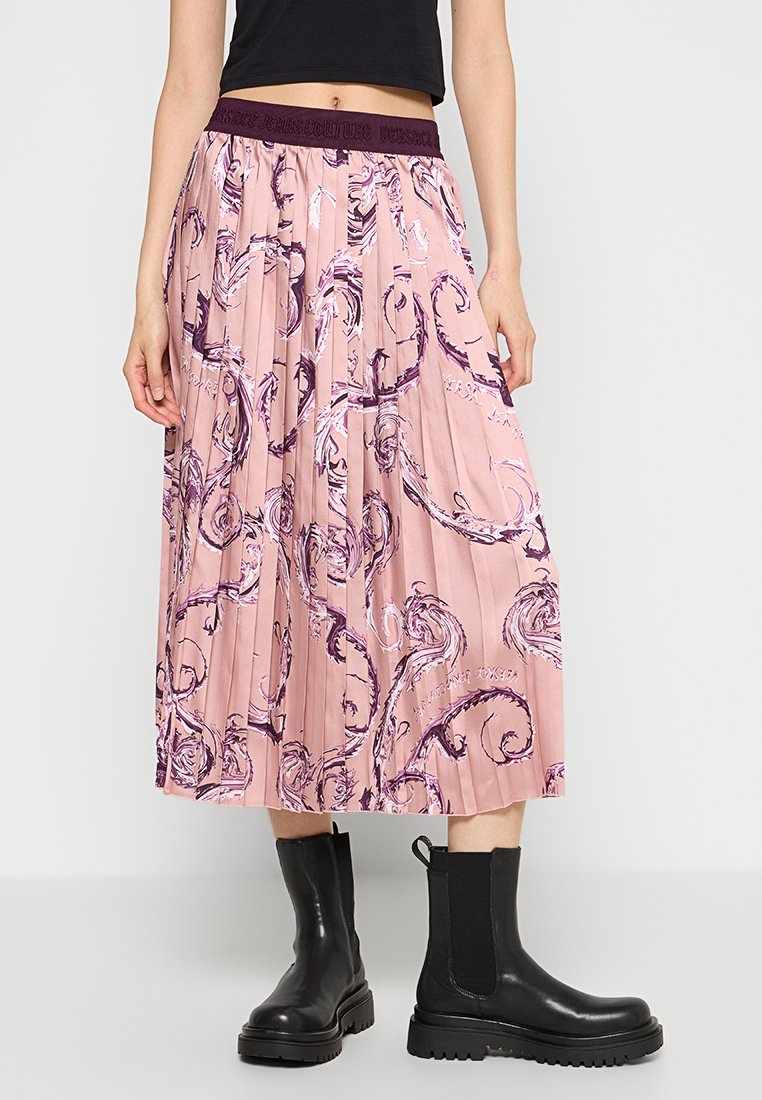 Versace Jeans Couture Plooirok donkerroze Versace Jeans Couture Plooirok donkerroze