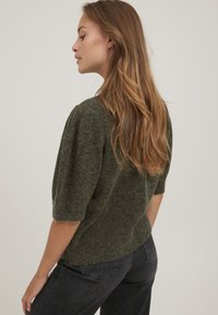 PULZ PZASTRID - Cardigan - grape leaf melange