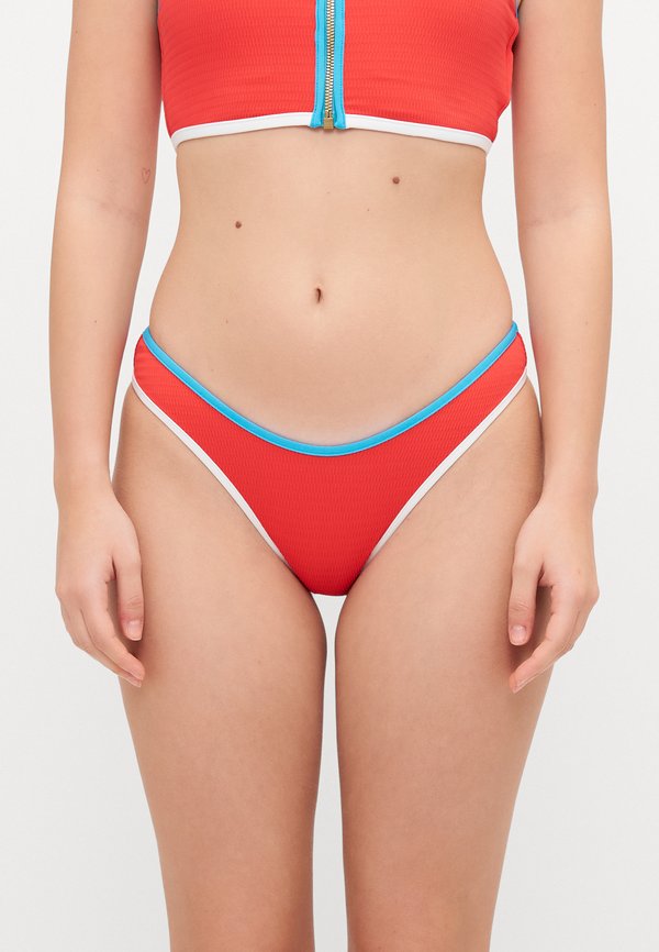 BEACH BOUND SCOOP HIGH CUT RIO - Bikini bottoms - flame - Main Image