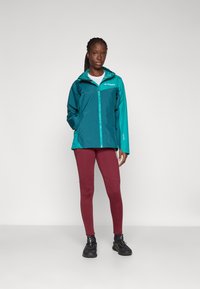 Adidas Terrex RAIN  - Vandeniui atspari striukė - mystery green/pure teal