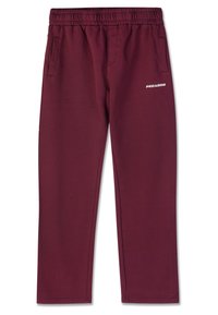LOGO WIDE PANTS - Donji dijelovi trenirke - washed maroon red/white