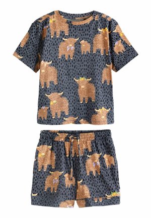 SHORT SLEEVE - REGULAR FIT  SET - Pyžamová súprava - navy hamish