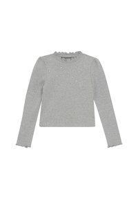 Creamie Langarmshirt - light grey melange