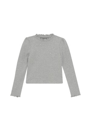 Langarmshirt - light grey melange