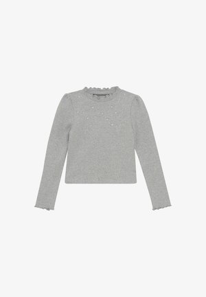 Creamie Langærmet T-shirt - light grey melange