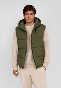 RESPECT PADDED WITH HOOD - Strukirani kaput - khaki