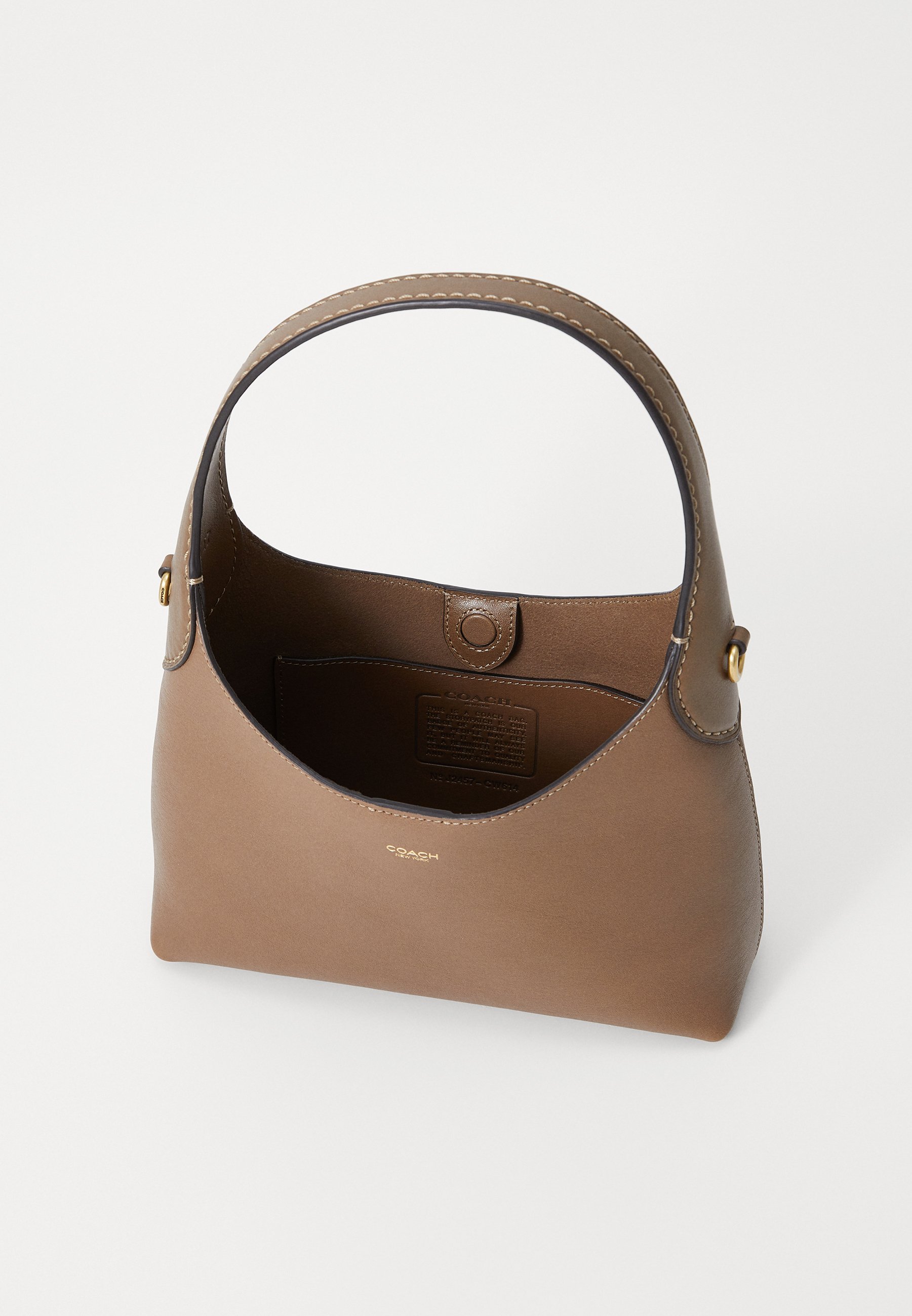 COACH BROOKLYN SHOULDER BAG 23 - Geantă de mână - dark stone/gri COACH BROOKLYN SHOULDER BAG 23 - Geantă de mână - dark stone/gri