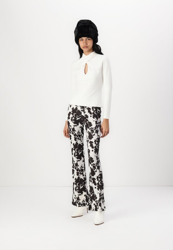 Keyhole Mini Mockneck Sweater - Jumper - jet stream4