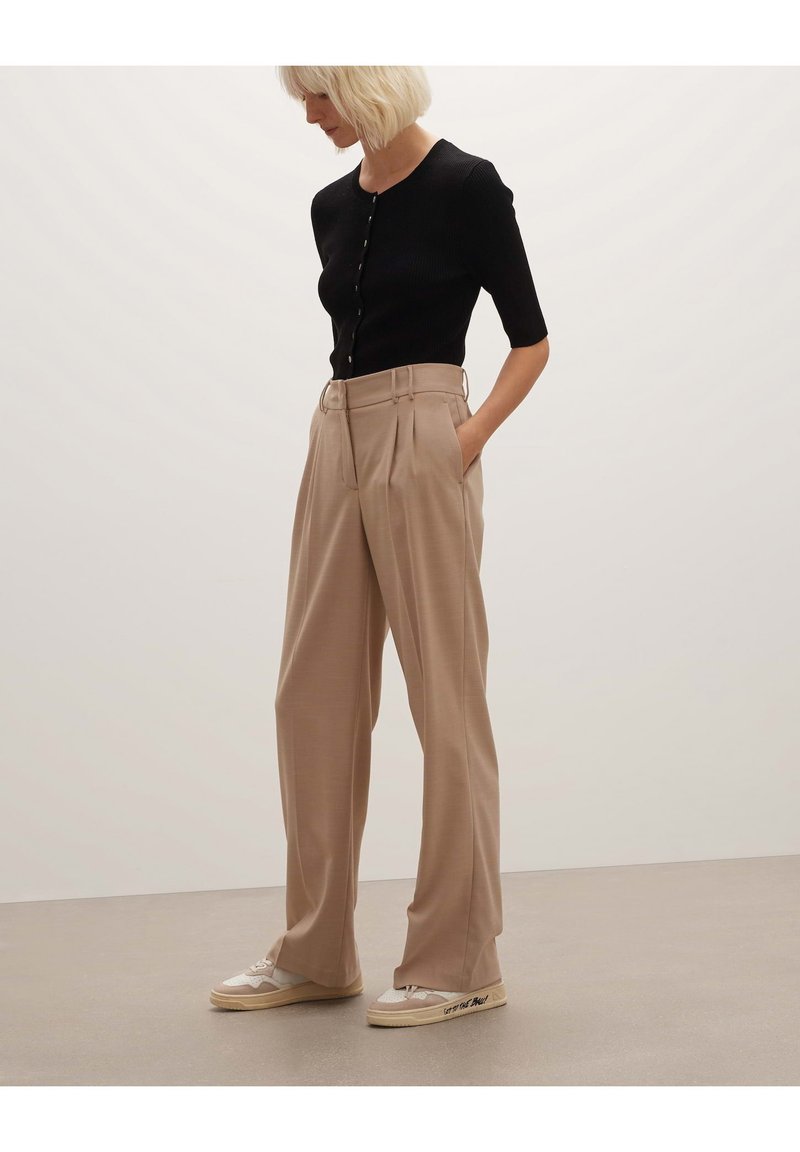 Opus EDIGNA COZY - Pantalon De Survêtement - Sweet Almond Melange/beige