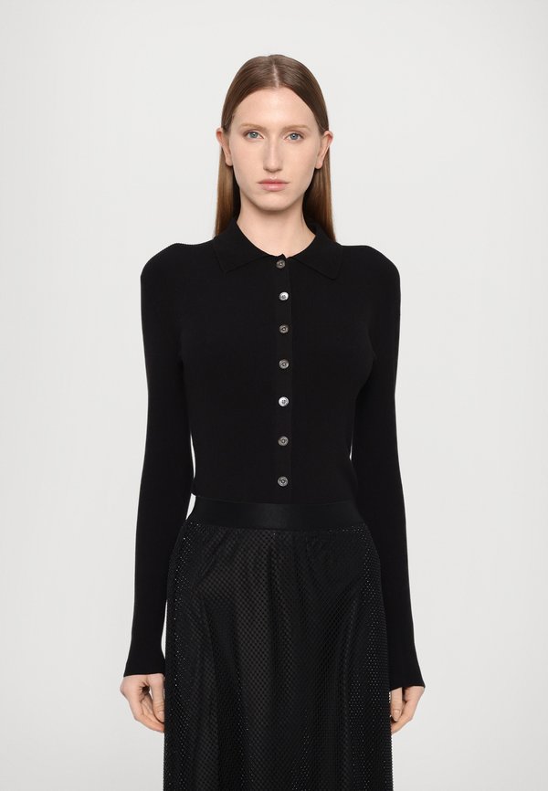 FITTED BUTTON UP - Strickjacke