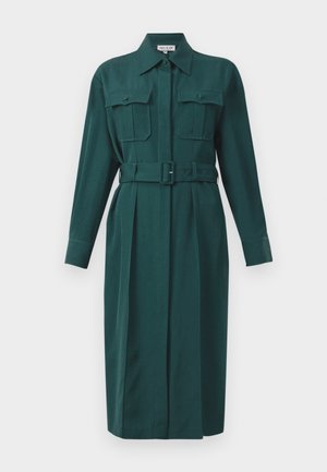 VALENTINE - Rochie tip cămașă - dark green