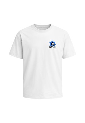 Neverless, HERREN T-SHIRT - BOTANICAL PIONEERS - OVERSIZED RELAXED FIT - Print T-shirt - weiß