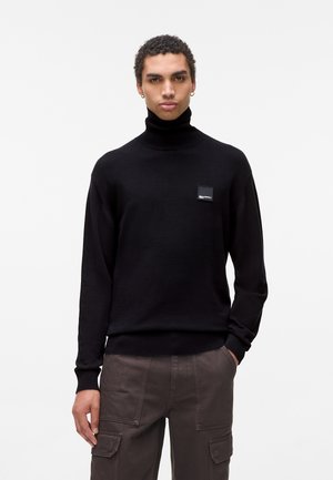 ROLL-NECK - Pullover - black