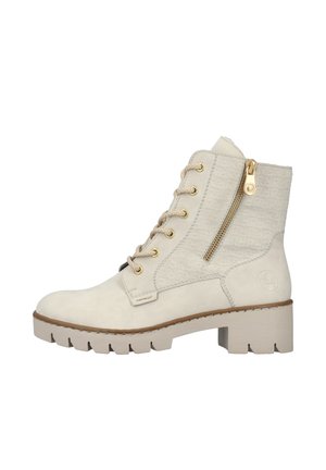 Rieker Lace-up ankle boots - beige