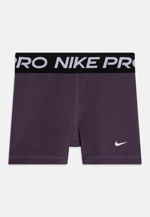 Pantalón corto de deporte - dark raisin/white