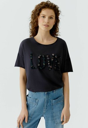 Oui, T-shirt imprimé - washed out black