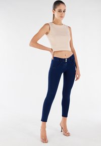 Freddy WR UP CLASSIC PUSH-UP - Vaqueros pitillo - dark jeans yellow seam