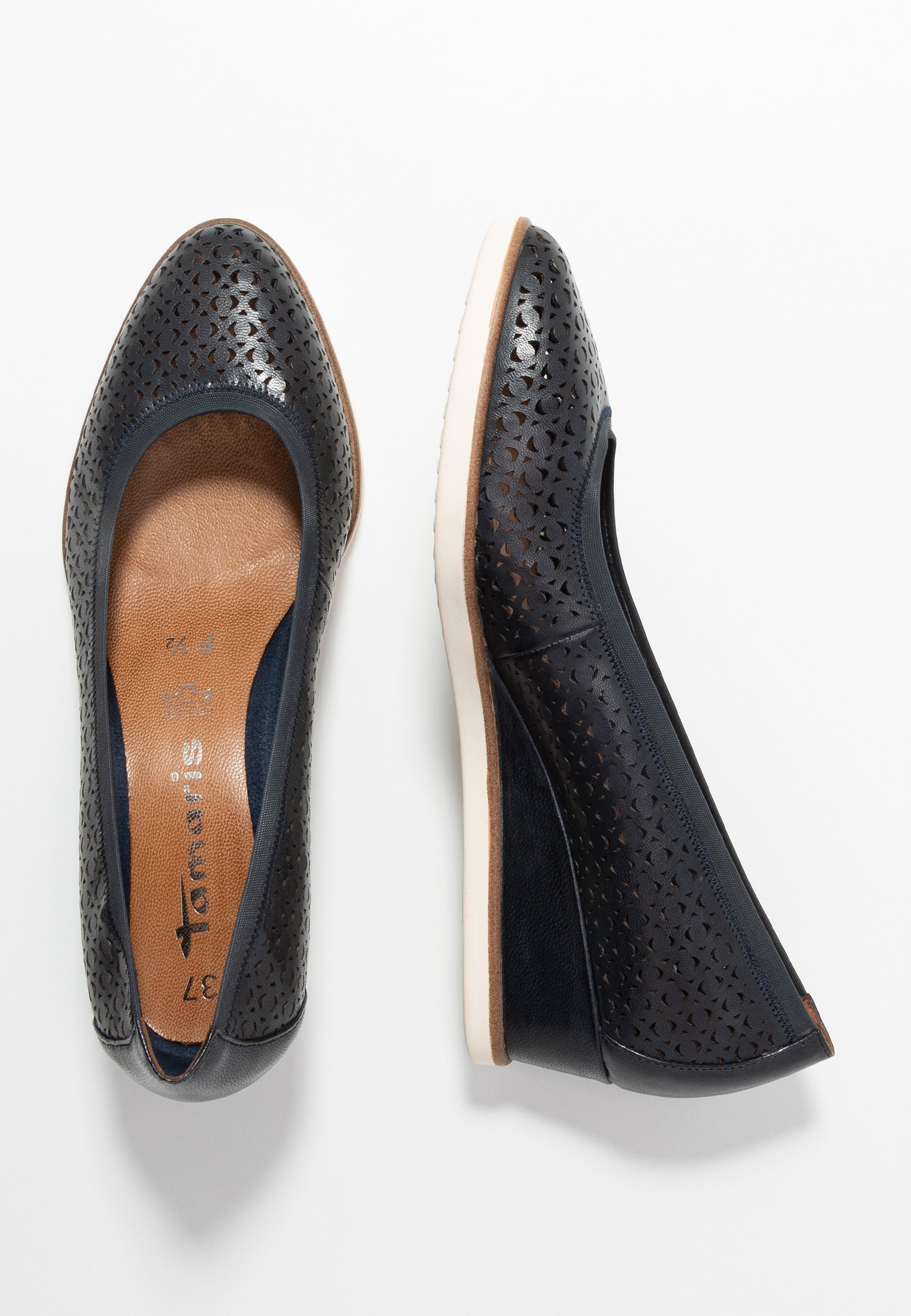 COURT SHOE Pumps med kilklack navy COURT SHOE Pumps med kilklack navy