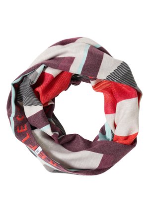COSY LOOP MIT PRINT - Écharpe tube - rot