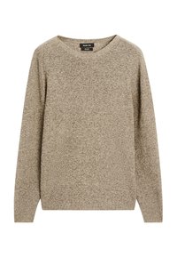 MOULINÉ CREW NECK WITH LONG SLEEVE - Strickpullover - beige