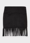 NMABBY FRINGE SKIRT - Minihame - black