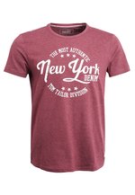 TOM TAILOR DENIM GEMUSTERTES - Camiseta Estampada - Black Purple Sunglasses Print To722o18d Q11