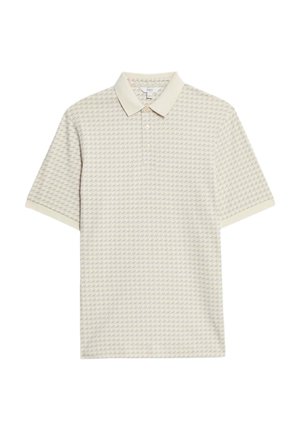 Marks & Spencer HOUNDSTOOTH PRINT - Polo - ecru