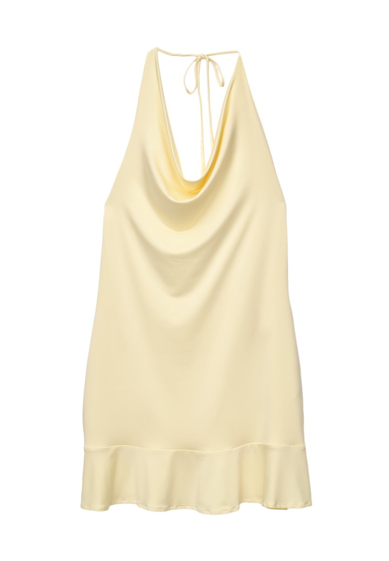 PULL&BEAR Jurk lichtgeel