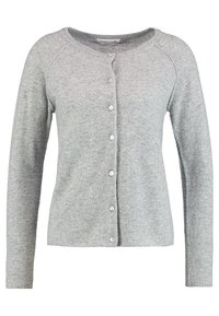 Rosemunde LAICA O NECK CARDIGAN - Strickjacke - light grey