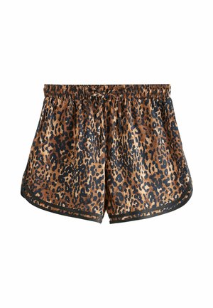 Next REGULAR FIT - WITH CONTRAST STRIPE - Šortky - leopard print
