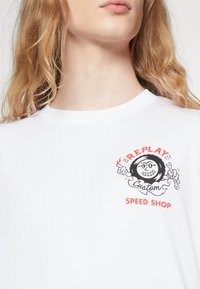 Replay Camiseta estampada - white