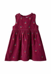 JoJo Maman Bébé REGULAR FIT - EMBROIDERED  - Jurk - plum