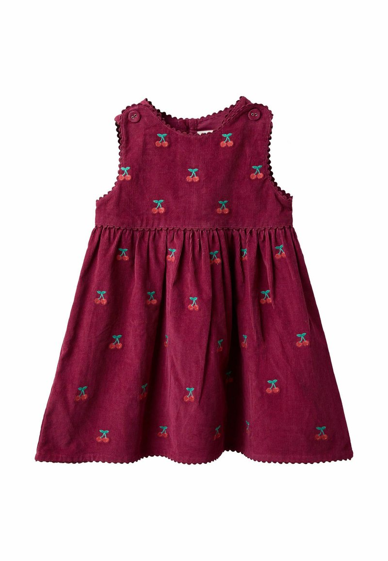 JoJo Maman Bébé REGULAR FIT - EMBROIDERED  - Jurk - plum