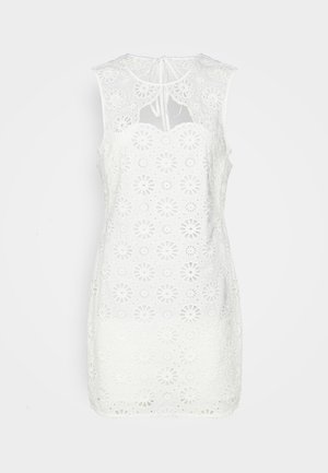 SANDRINE BRODERIE DRESS - Robe de soirée - white